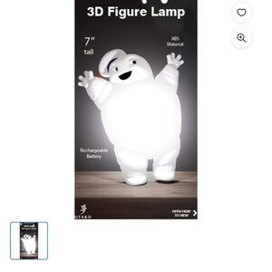 Otaku 3D Figure Lamp - White
